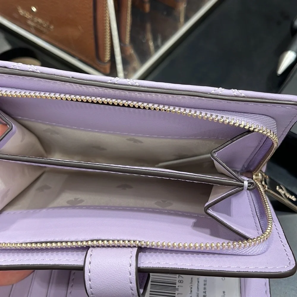 Kate Spade Natalia Medium Compact Bifold Wallet
Lilac Frost - Picture 13 of 16